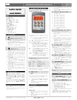 dixell XJA50D Installation And Operating Instructions preview