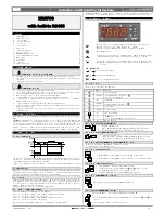 dixell XR570C Installing And Operating Insructions preview