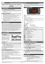 dixell XR70CX Installing And Operating Instructions preview