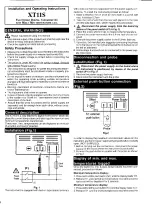 Preview for 4 page of dixell XT11S Installation And Operating Instructions