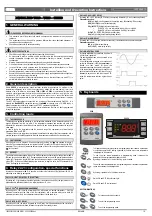 Предварительный просмотр 1 страницы dixell XW40K Installing And Operating Instructions