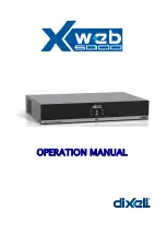 dixell xweb 5000 Operation Manual preview