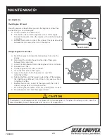 Предварительный просмотр 31 страницы Dixie Chopper Pursuit 1832S Safety, Operation And Maintenance Manual