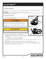 Предварительный просмотр 41 страницы Dixie Chopper Pursuit 1832S Safety, Operation And Maintenance Manual