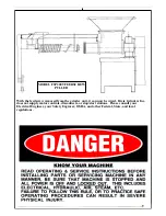 Предварительный просмотр 9 страницы DIXIE GRINDERS 16-10 Manual