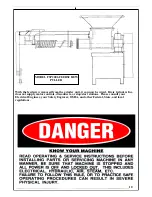 Предварительный просмотр 10 страницы DIXIE GRINDERS 1666D Manual