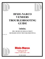 Dixie Narco Pre SRS 90 SP Troubleshooting Manual preview