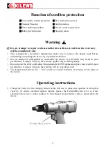 Предварительный просмотр 4 страницы Dixon Automatic Tool SKC-PTA-BE120 Operation And Maintenance Manual