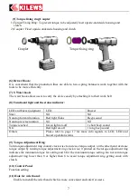 Предварительный просмотр 8 страницы Dixon Automatic Tool SKC-PTA-BE120 Operation And Maintenance Manual