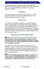 Preview for 3 page of Dixon Bayco 200-PV-9 Installation & Operating Instructions