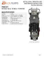 Dixon Pumps FS1 DOLLY Series Installation, Operation And Maintenance Instructions preview