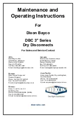 Dixon Bayco DBC Series Maintenance And Operating Instructions preview