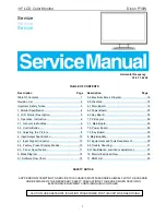 Preview for 1 page of Dixon P19W Service Manual