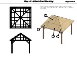 Preview for 17 page of DIY BACKYARD PLANNING Gazebo with Hip Roof Assembly Instructions Manual