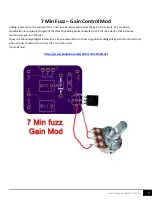 Preview for 5 page of DIY Guitar Pedals 7 Min Fuzz Manual