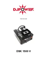 dj power DSK 1500 V User Manual preview