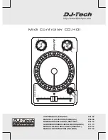 Предварительный просмотр 1 страницы DJ-Tech CD J-101 User Manual