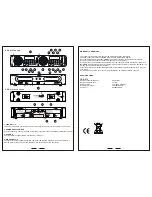 Preview for 3 page of DJ-Tech CDX-210 Quick Start Owner'S Manual