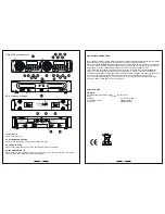 Preview for 9 page of DJ-Tech CDX-210 Quick Start Owner'S Manual