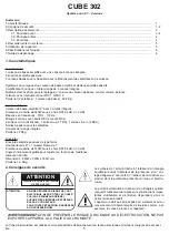 Предварительный просмотр 10 страницы DJ-Tech CUBE 302 User Manual