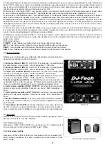 Предварительный просмотр 12 страницы DJ-Tech CUBE 302 User Manual