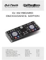 DJ-Tech Deckadance edition User Manual предпросмотр