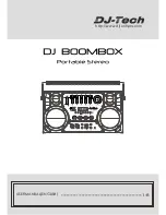 DJ-Tech DJ BOOMBOX User Manual предпросмотр