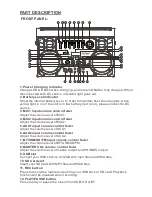 Предварительный просмотр 6 страницы DJ-Tech DJ BOOMBOX User Manual