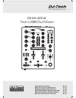 Preview for 1 page of DJ-Tech DJM-303 User Manual