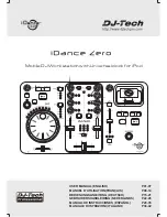 DJ-Tech iDance Zero User Manual предпросмотр