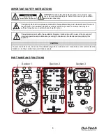 Предварительный просмотр 3 страницы DJ-Tech iDance Zero User Manual