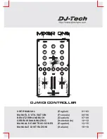 Предварительный просмотр 1 страницы DJ-Tech Mixer one User Manual