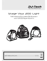 DJ-Tech Stage Visa 200 light User Manual предпросмотр