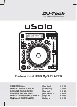 Предварительный просмотр 1 страницы DJ-Tech uSolo User Manual