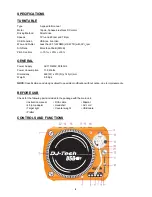 Предварительный просмотр 4 страницы DJ-Tech Vinyl USB 50 User Manual