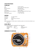 Предварительный просмотр 11 страницы DJ-Tech Vinyl USB 50 User Manual