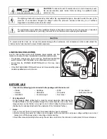 Предварительный просмотр 3 страницы DJ-Tech vinyl usb 5c User Manual