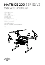 Preview for 1 page of dji Matrice 200 Series V2 Quick Start Manual