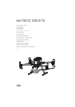 dji MATRICE 300 RTK Quick Start Manual preview