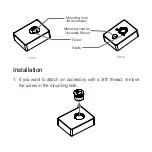 Предварительный просмотр 4 страницы dji OSMO Mounting Adapter Quick Start Manual