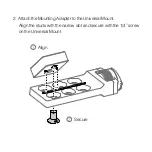 Предварительный просмотр 5 страницы dji OSMO Mounting Adapter Quick Start Manual