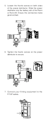 Предварительный просмотр 5 страницы dji Ronin Series Battery Power Distributor Quick Start Manual