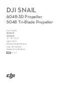 dji Snail 5048 User Manual preview