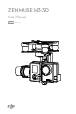 dji Zenmuse H3-3D User Manual preview