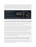 dji Zenmuse X5 Manual предпросмотр