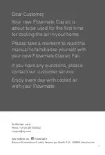 Preview for 3 page of djive FLOWMATE Classic 50 Manual