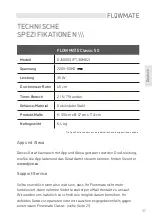 Preview for 37 page of djive FLOWMATE Classic 50 Manual