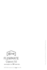 Preview for 92 page of djive FLOWMATE Classic 50 Manual