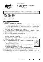 Preview for 1 page of djm direct VMA915-O Instructions Manual