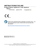 Preview for 22 page of DJO Chattanooga LIGHTFORCE FXi Instructions For Use Manual